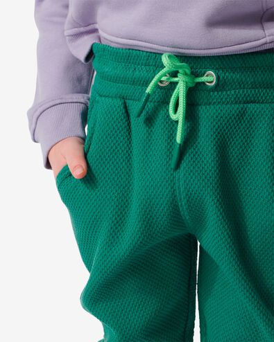 pantalon enfant vert 110/116 - 30779533 - HEMA
