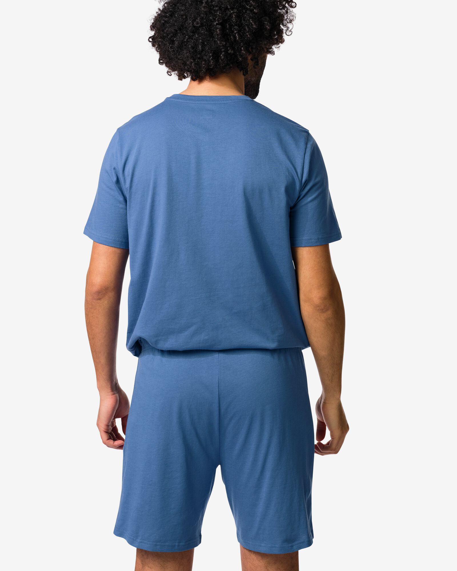 pyjashort homme Jaap jersey bleu moyen L - 23686533 - HEMA
