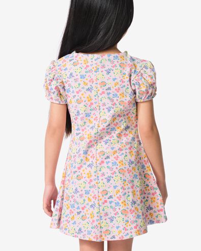 robe enfant trap&egrave;ze c&ocirc;tel&eacute;e fleurs violet clair violet clair - 30823000LIGHTPURPLE - HEMA