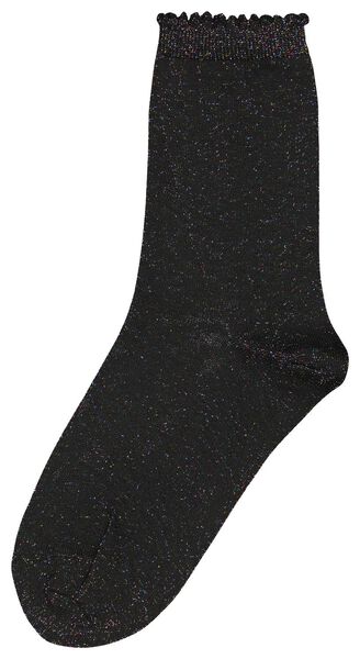 Damen-Socken, Glitter schwarz - 1000025374 - HEMA