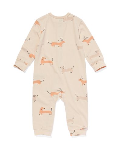combinaison pyjama b&eacute;b&eacute; teckels beige - 33313830BEIGE - HEMA