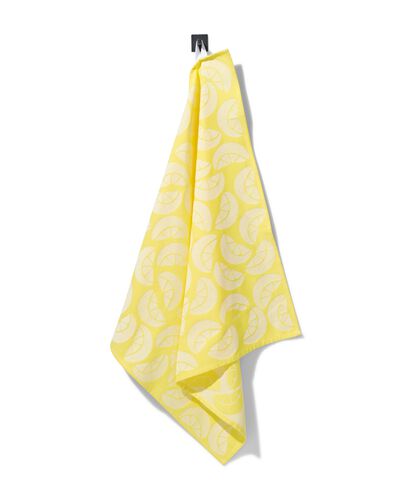 Geschirrtuch 65&nbsp;x&nbsp;65&nbsp;cm Baumwolle Zitronen, Gelb - 5440013 - HEMA