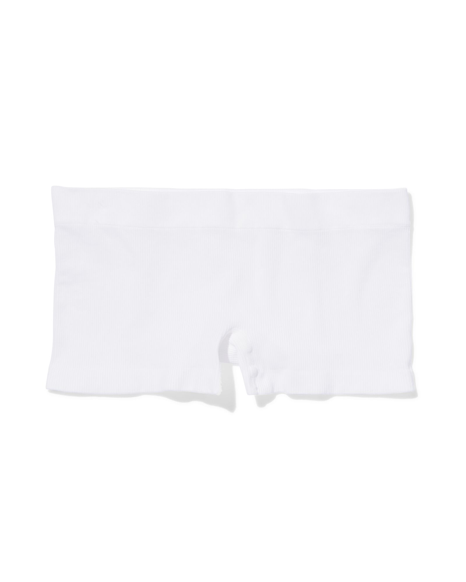 boxer femme sans coutures c&ocirc;tel&eacute; blanc blanc - 21900175WHITE - HEMA