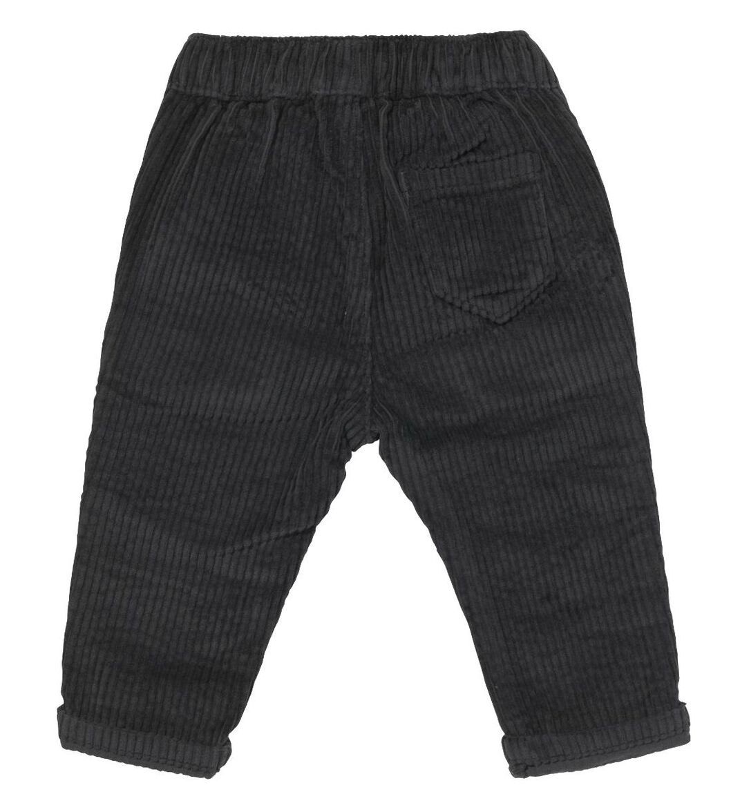 pantalon bébé côte velours gris foncé gris foncé - 1000029142 - HEMA