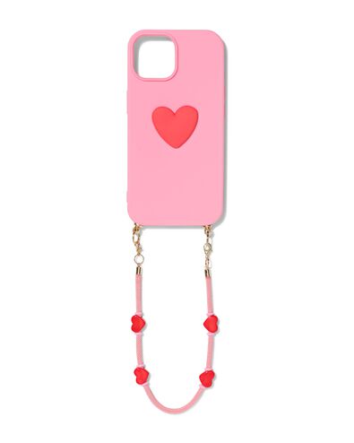 coque avec cordon iPhone 15 - 60102010 - HEMA
