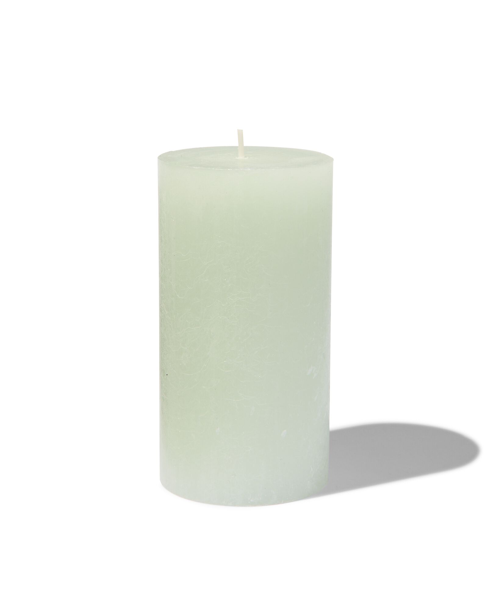 bougie rustique &Oslash;7x19 cm noir noir 7 x 19 - 13502016 - HEMA