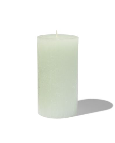 bougie rustique &Oslash;7x19 cm noir noir 7 x 19 - 13502016 - HEMA