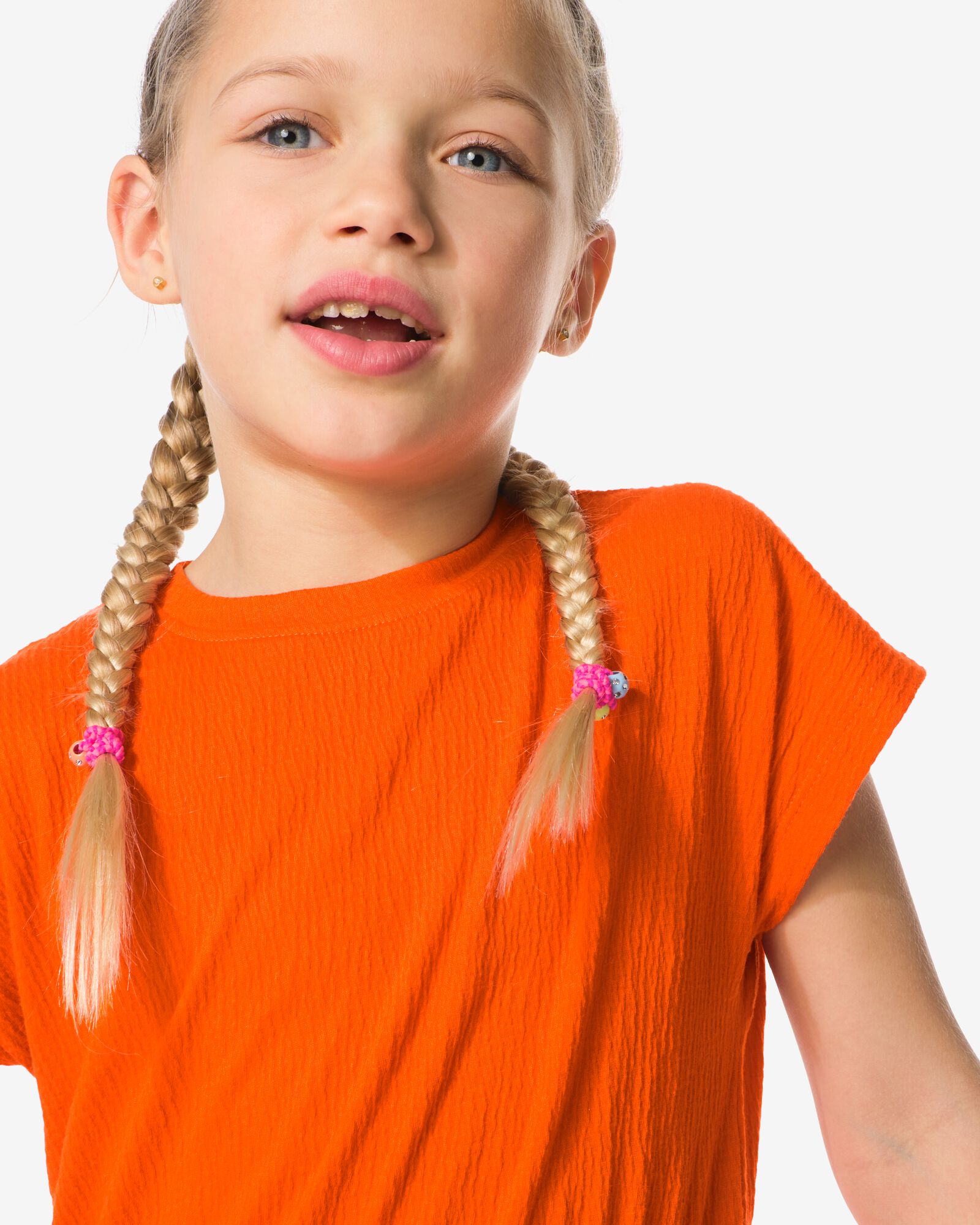 kinderjurk A-lijn Koningsdag oranje oranje - 30854205ORANGE - HEMA