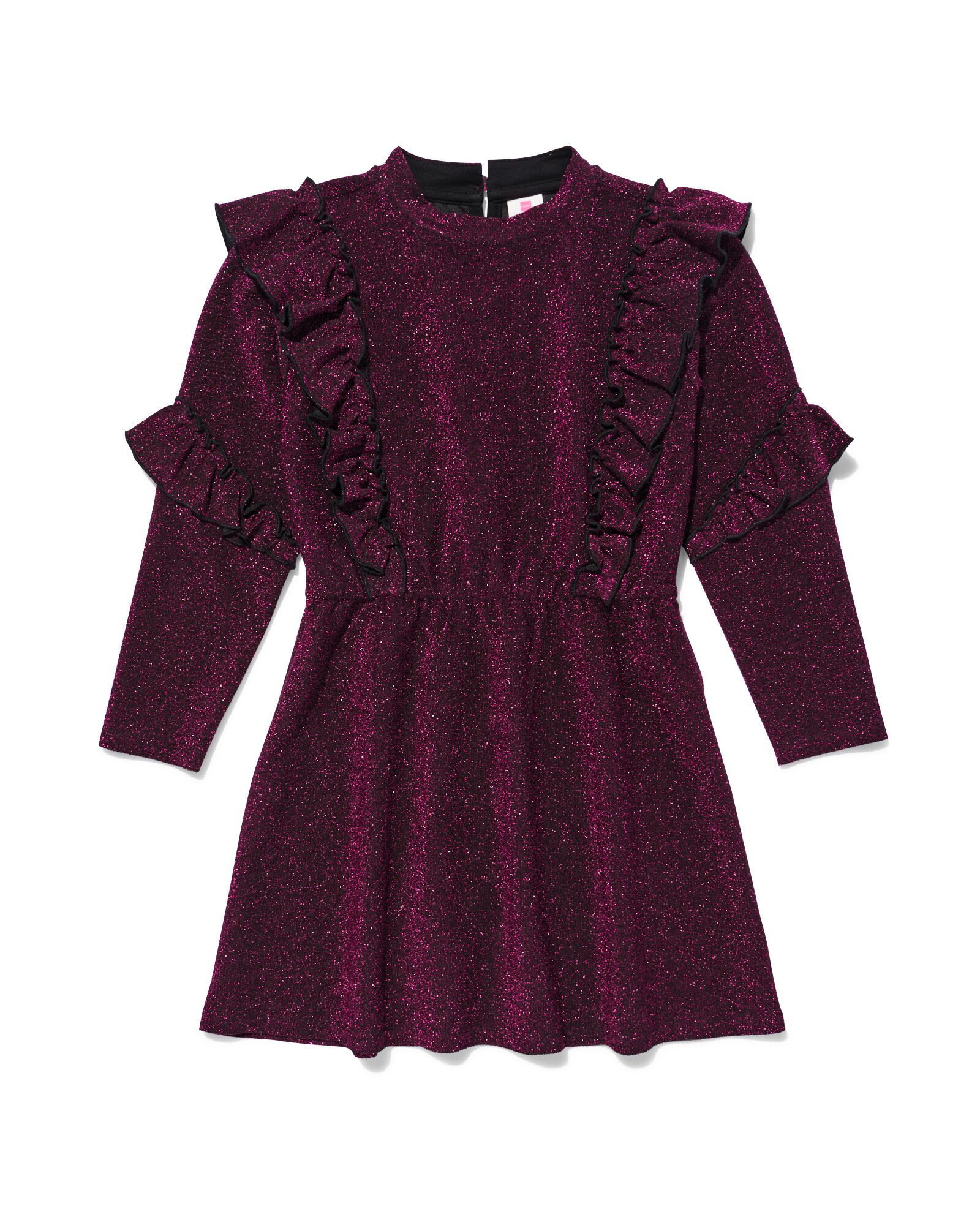 M&auml;dchenkleid, R&uuml;sche  rosa - 30881962PINK - HEMA