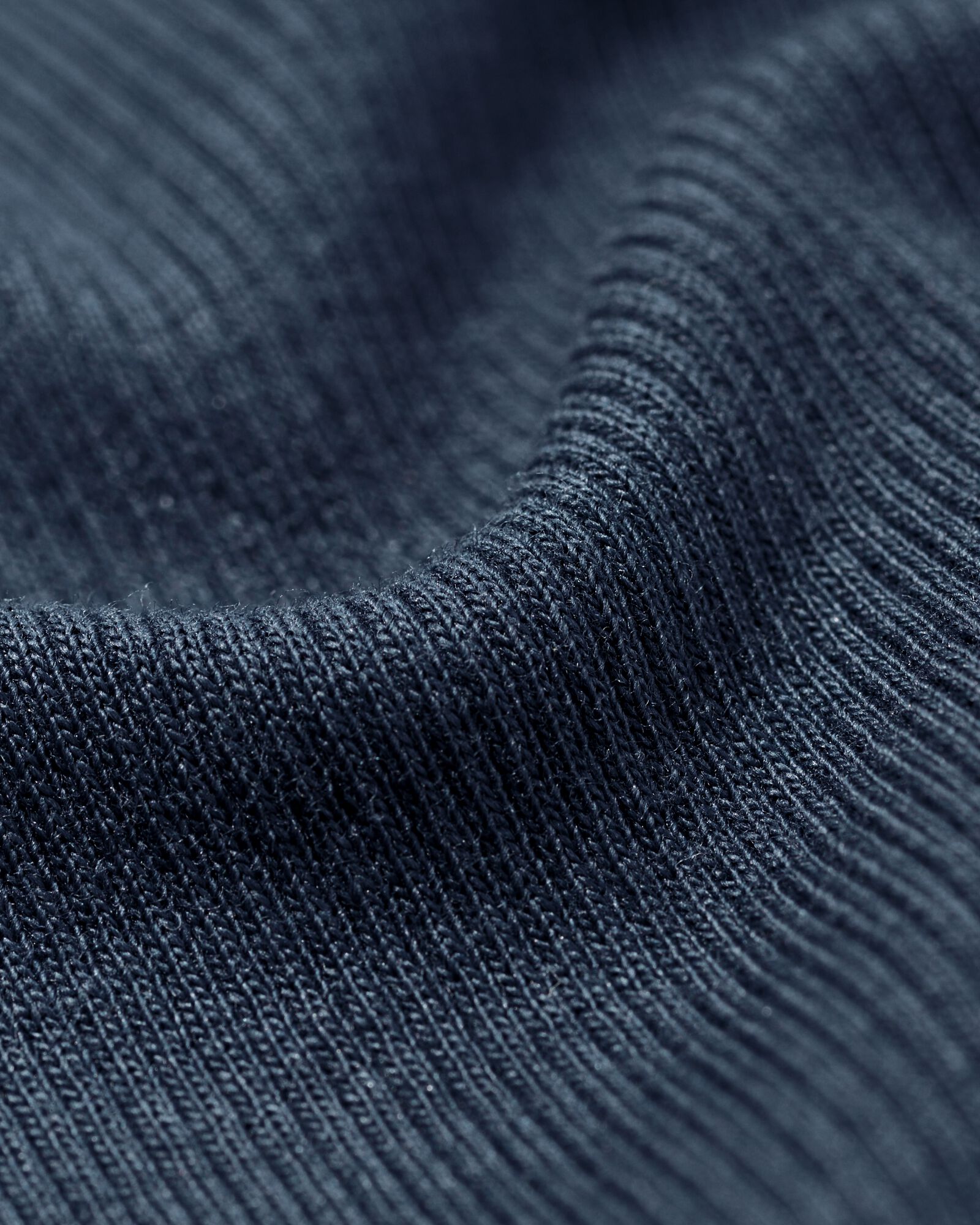 dames T-shirt Clara rib blauw blauw - 36302450BLUE - HEMA