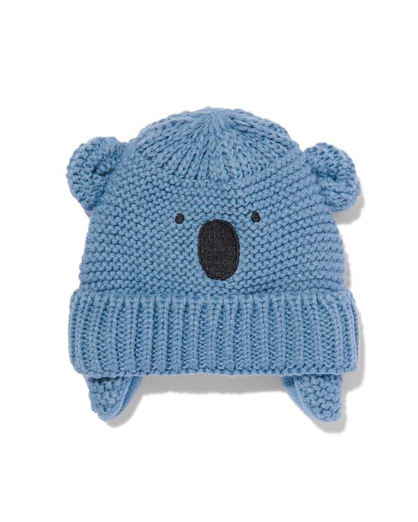bonnet bébé koala bleu bleu - 33237050BLUE - HEMA