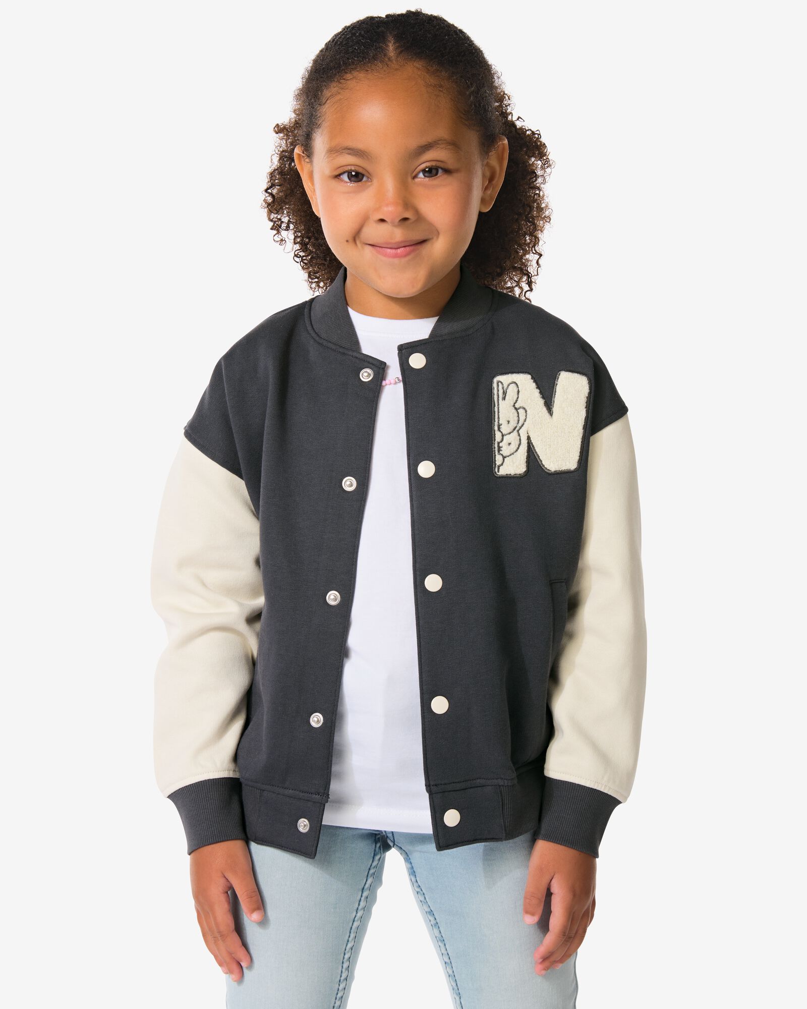 blouson bombers enfant Miffy  gris fonc&eacute; - 30843442DARKGREY - HEMA