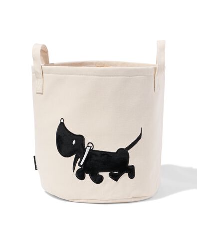 panier de rangement Takkie et Siepie 30x30 cm beige - 61100352 - HEMA