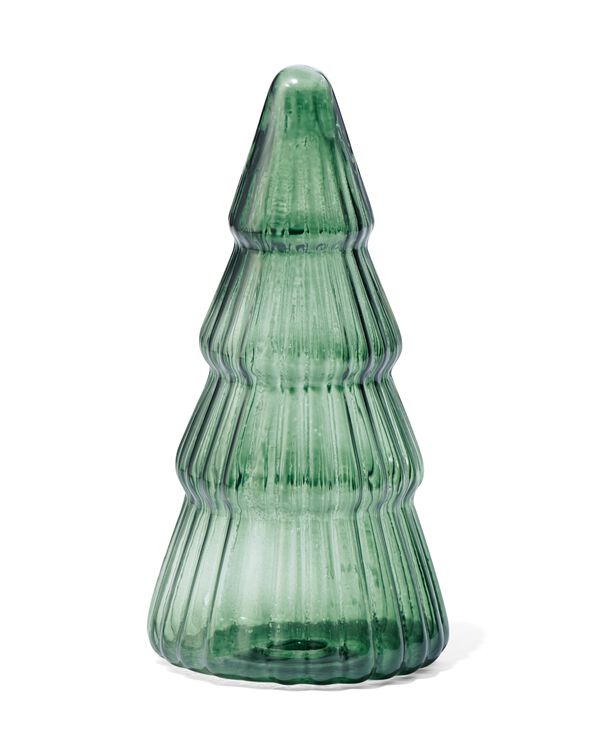 Weihnachtsbaum, grün, Glas, 10 cm - 25180233 - HEMA