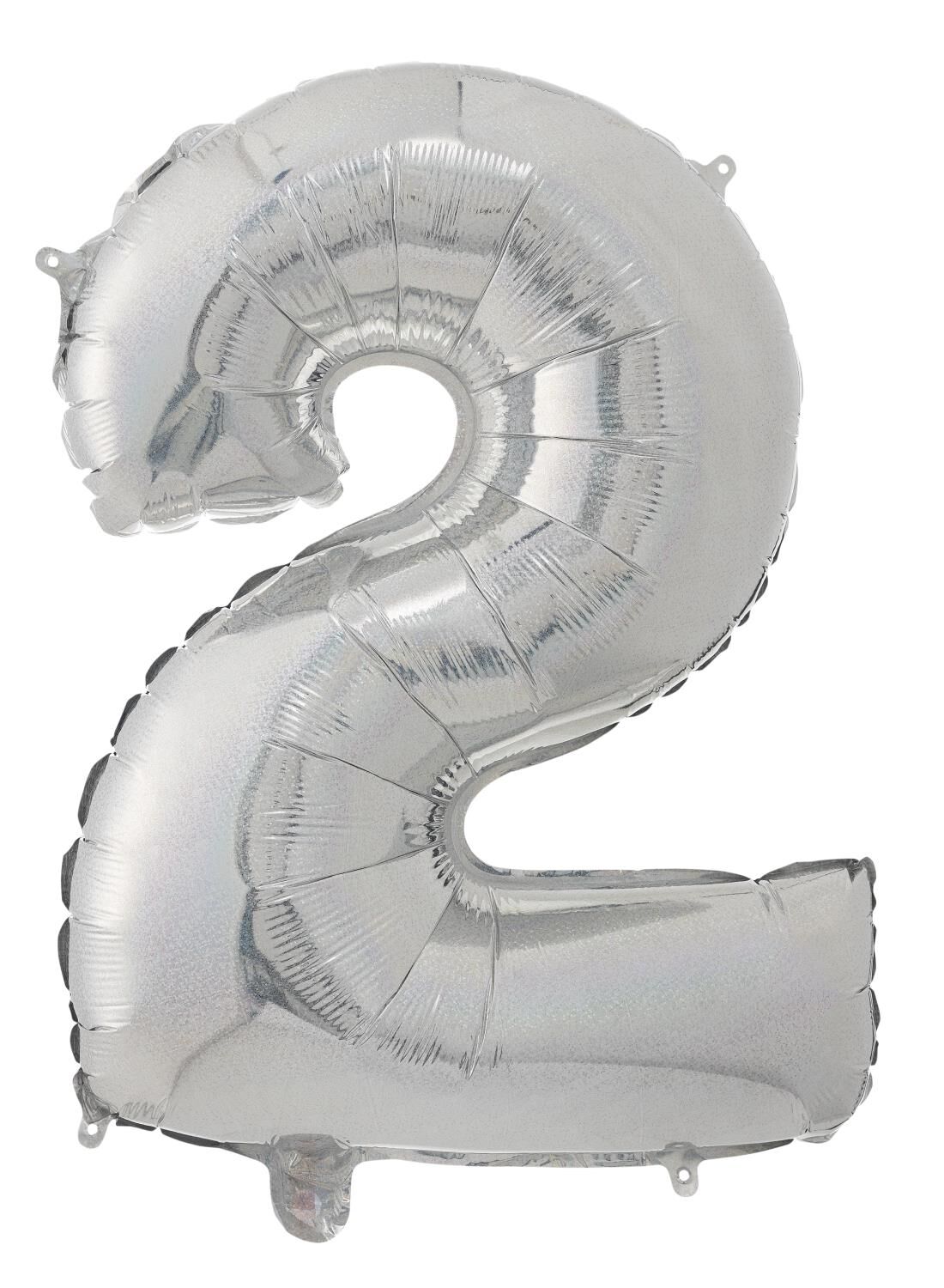 ballon alu XL chiffre iridescent 2 - 1000016273 - HEMA