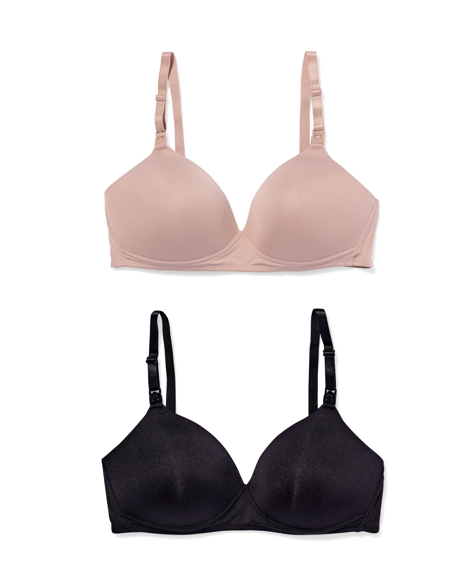 soutien-gorge d'allaitement pr&eacute;form&eacute; sans armatures - 2 pi&egrave;ces multi multi - 21500440MULTI - HEMA