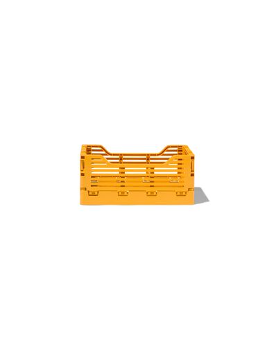 caisse pliable à lettres recyclée jaune ocre jaune ocre - 1000028957 - HEMA