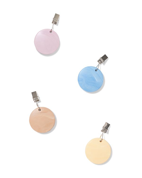 pinces &agrave; nappe rondes - 4 pi&egrave;ces - 41800231 - HEMA
