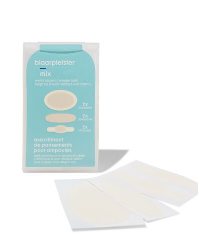 6er-Pack Blasenpflaster, sortiert - 11901938 - HEMA