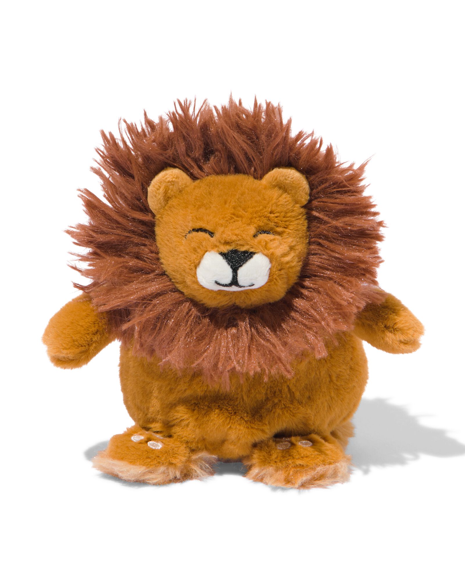 omkeerbare knuffel 16cm kat-leeuw - 61100517 - HEMA