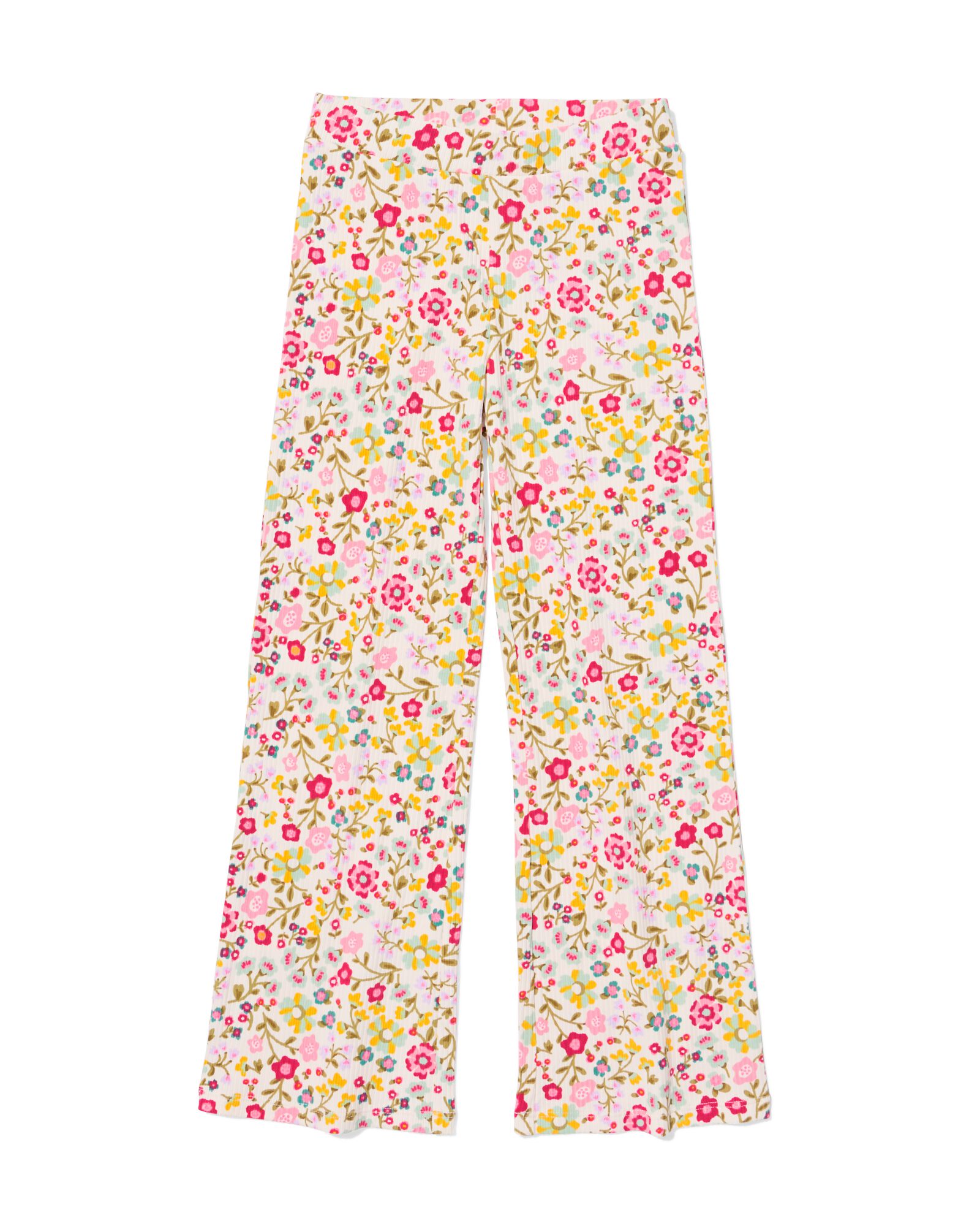 legging enfant &eacute;vas&eacute; fleurs &eacute;cru &eacute;cru - 30842117ECRU - HEMA