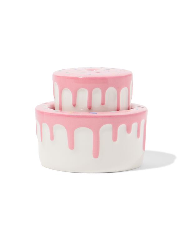 Kerzenhalter aus Keramik, Torte, 2-teilig - 14250319 - HEMA