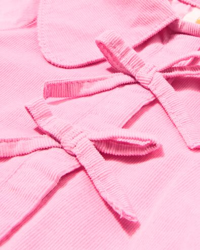 babyblouse corduroy roze - 33071370PINK - HEMA