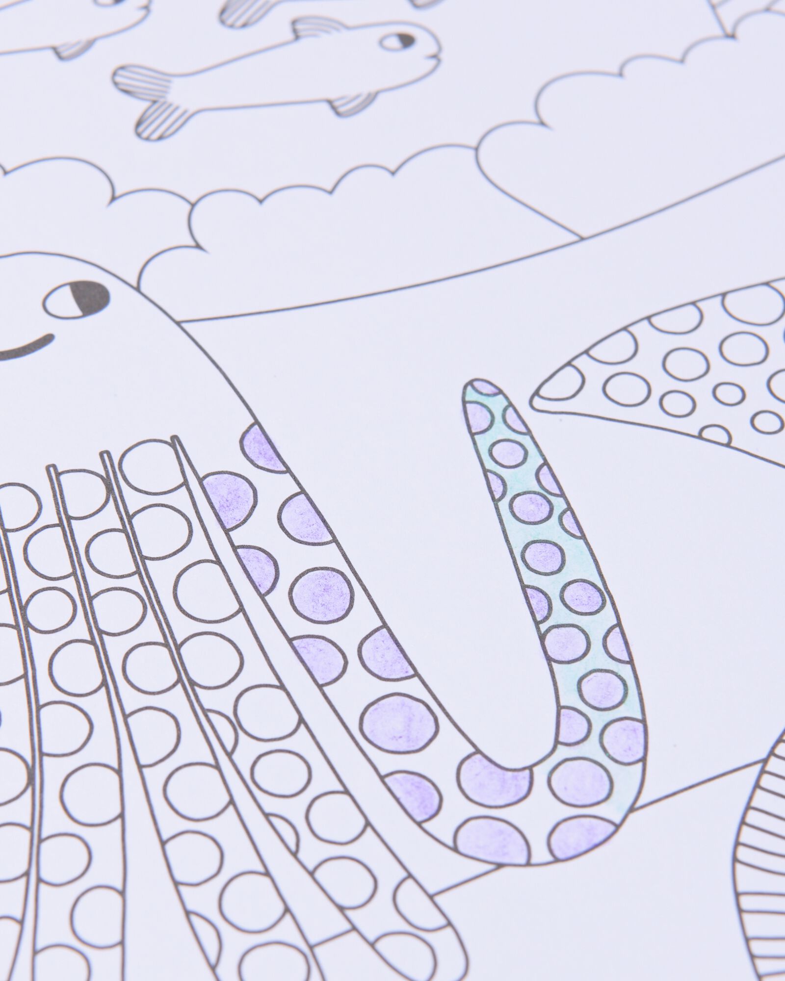 livre de coloriage A4 sous-marin - 15900463 - HEMA