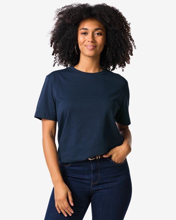 Miffy Damen-T-Shirt aus Jersey bedruckt dunkelblau dunkelblau - 36208470DARKBLUE - HEMA