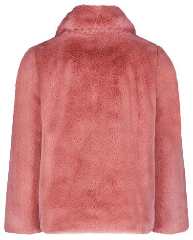manteau enfant teddy rose - 1000024391 - HEMA