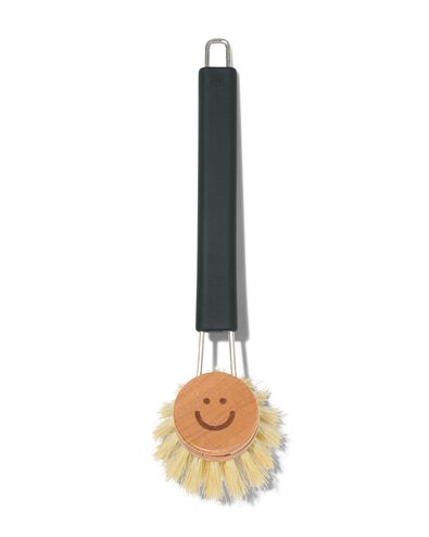 brosse vaisselle avec t&ecirc;te ind&eacute;pendante noir - 20540034 - HEMA