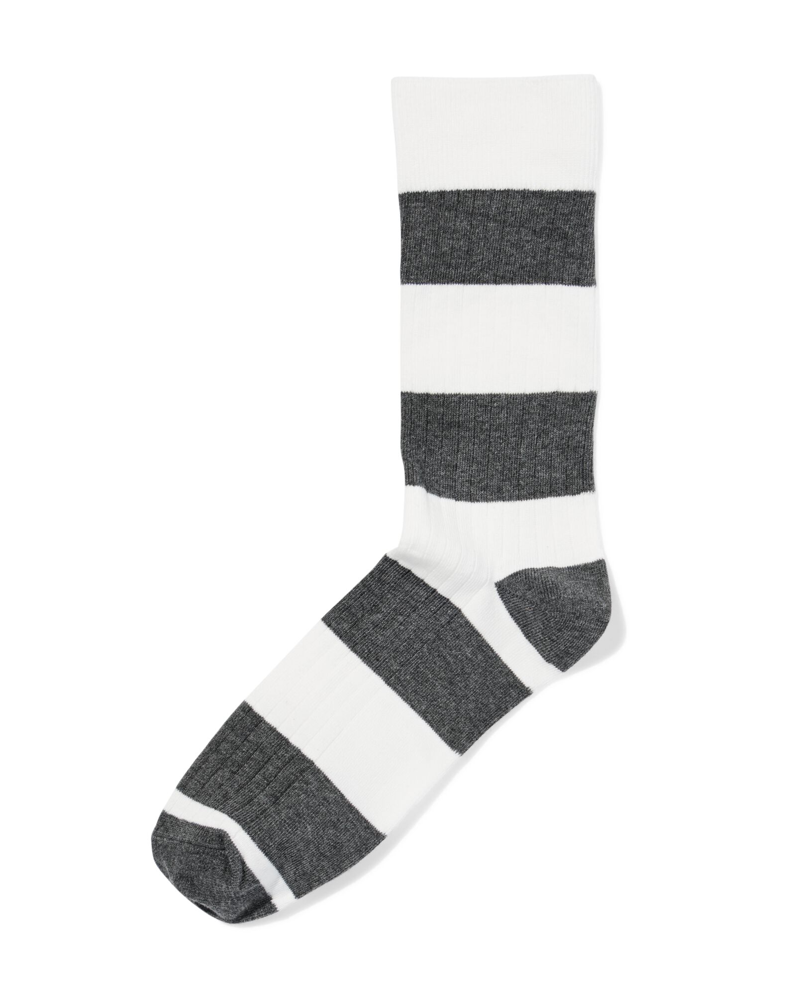 chaussettes à rayures homme gris foncé gris foncé - 4170425DARKGREY - HEMA