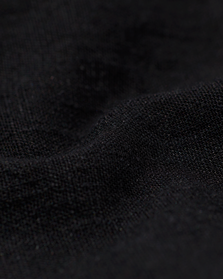 Damen-Hemdblusenkleid Lizzy, mit Leinen schwarz schwarz - 1000030572 - HEMA