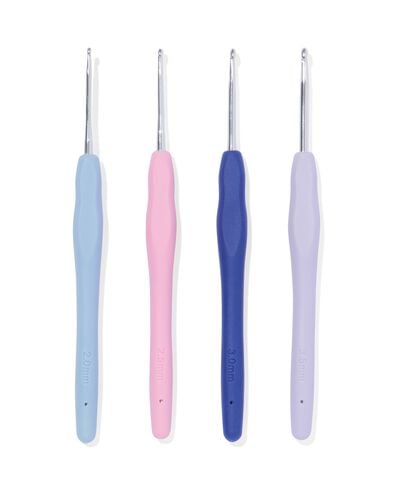 4er-Pack H&auml;kelnadeln, 2 + 2.5 + 3 + 3.5 - 60760062 - HEMA