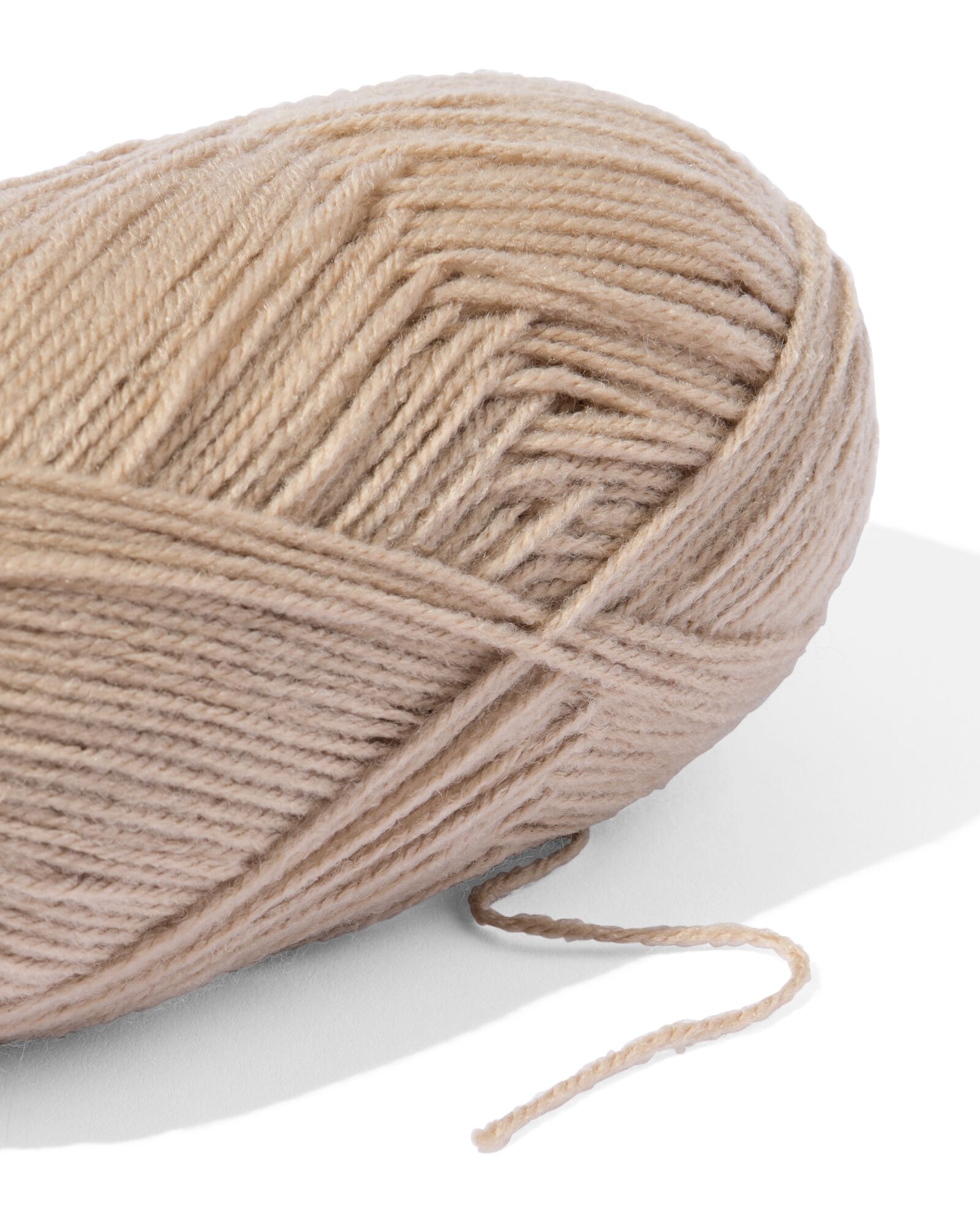 Acrylgarn, beige, 100 g, 250 m - 60760004 - HEMA