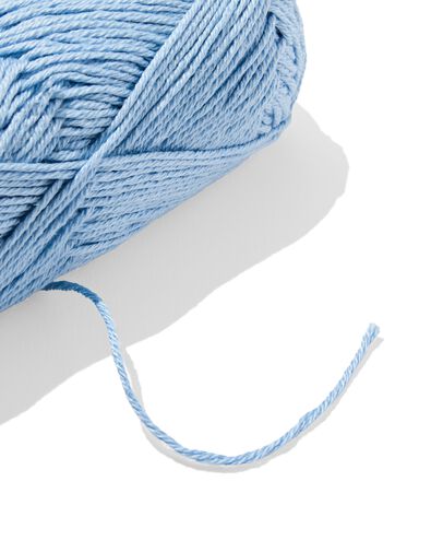fil de coton 50 g 105 m bleu clair - 60702865 - HEMA