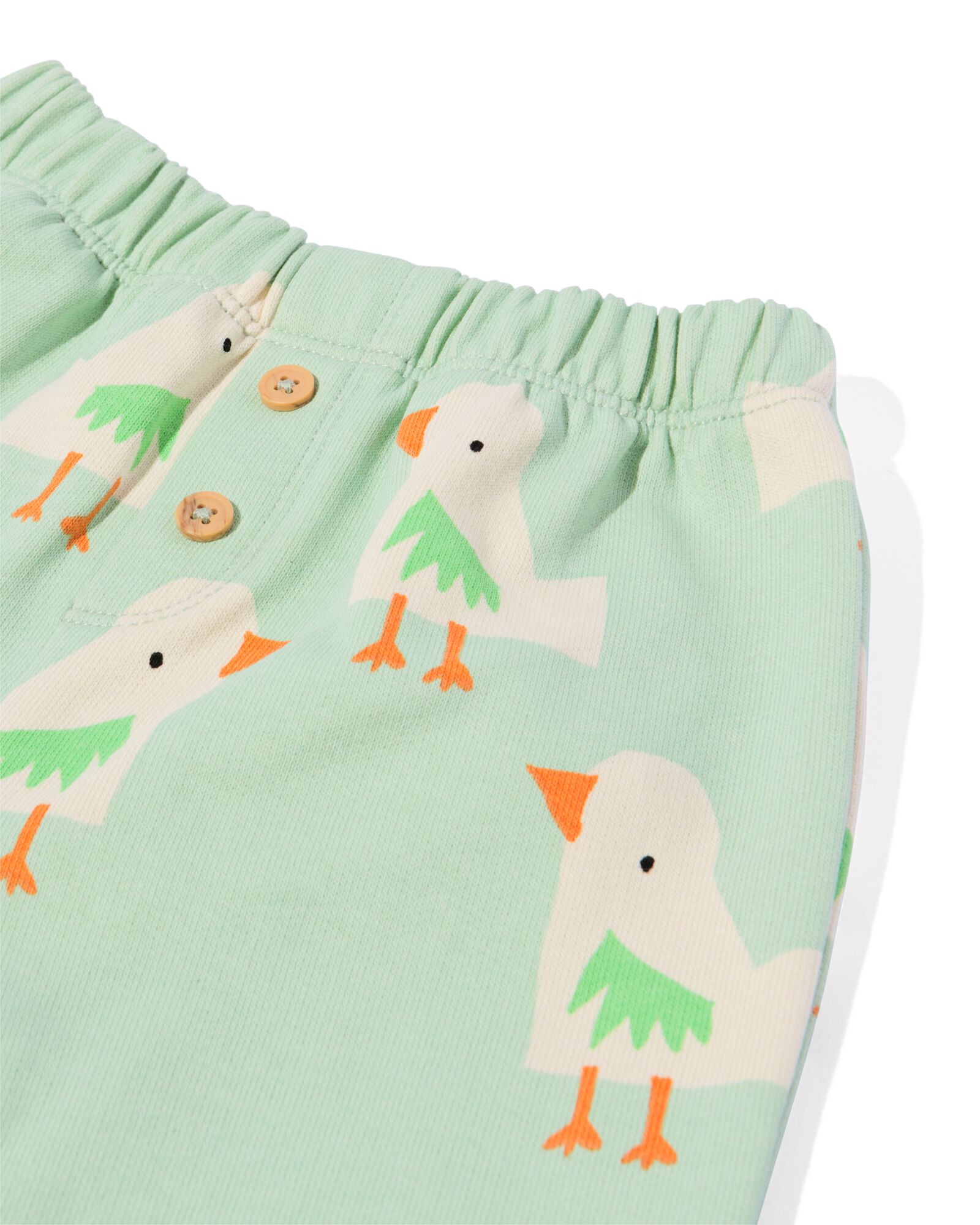 pantalon sweat nouveau-n&eacute; oiseaux vert - 33415420GREEN - HEMA