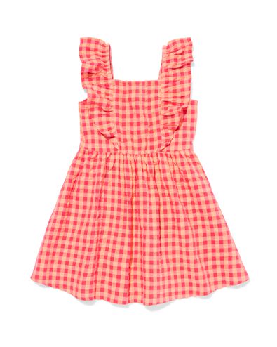 kinderjurk ruiten roze - 30869021PINK - HEMA