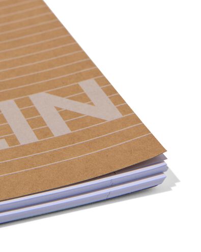 Collegebl&ouml;cke Kraftpapier A4 liniert &ndash; 3 St&uuml;ck - 14120270 - HEMA