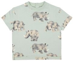 t-shirt bébé rhinocéros bleu bleu - 1000027377 - HEMA