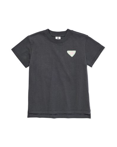 t-shirt enfant fruit gris fonc&eacute; gris fonc&eacute; - 30716601DARKGREY - HEMA