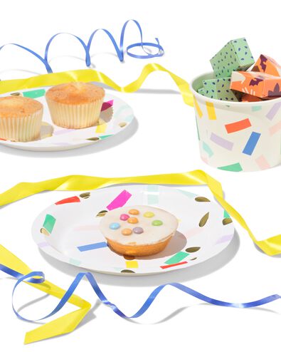 assiettes carton ⌀17,5cm bougies - 8 pi&egrave;ces - 14250305 - HEMA