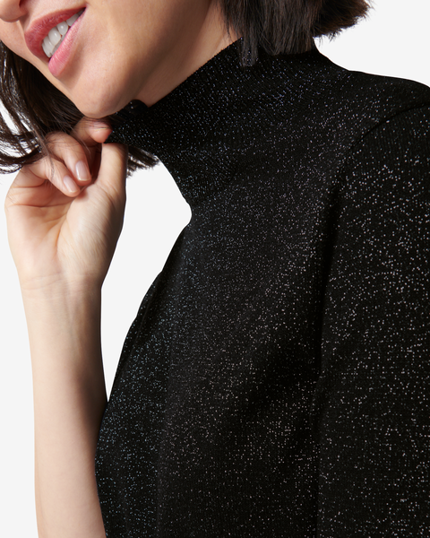Damen-Pullover Lily, Glitter schwarz schwarz - 1000029461 - HEMA