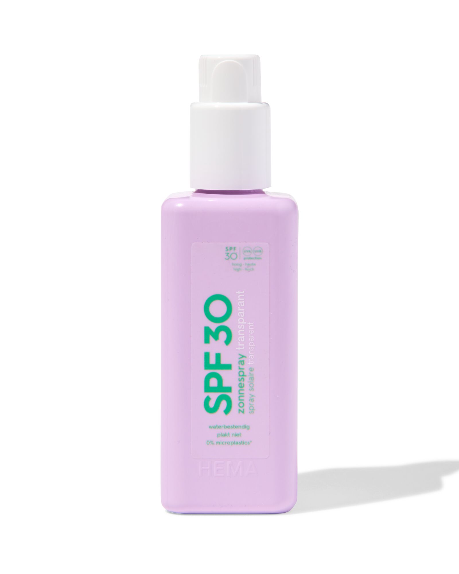 zonnebrandspray transparant SPF30 200ml - 11630015 - HEMA