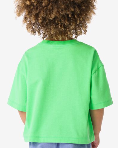 kinder T-shirt bloemen groen - 30856823GREEN - HEMA