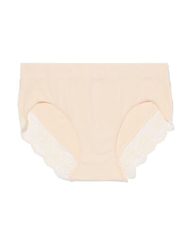 dameshipster naadloos micro met kant naturel naturel - 19603044NATURAL - HEMA