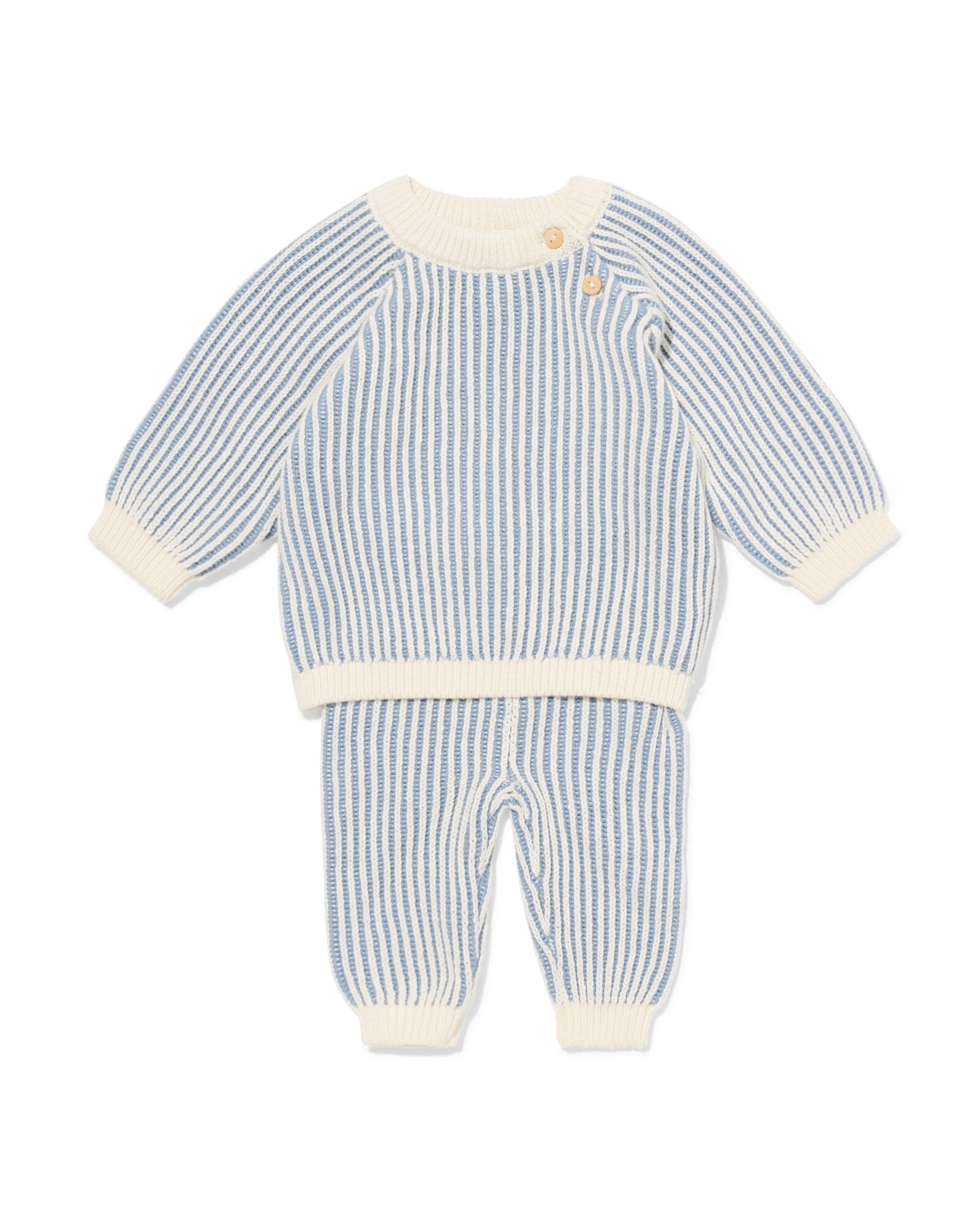 newborn kledingset strepen grijs - 33434820GREY - HEMA
