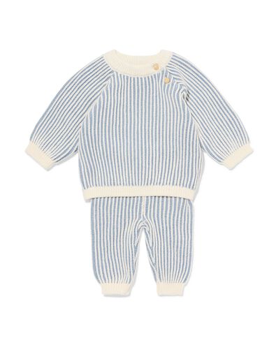 newborn kledingset strepen grijs - 33434820GREY - HEMA