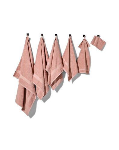 serviette de bain 100x150 qualité épaisse rose blush rose pâle serviette 100 x 150 - 5230086 - HEMA