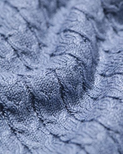 pull femme Livia torsad&eacute; bleu bleu - 36205320BLUE - HEMA